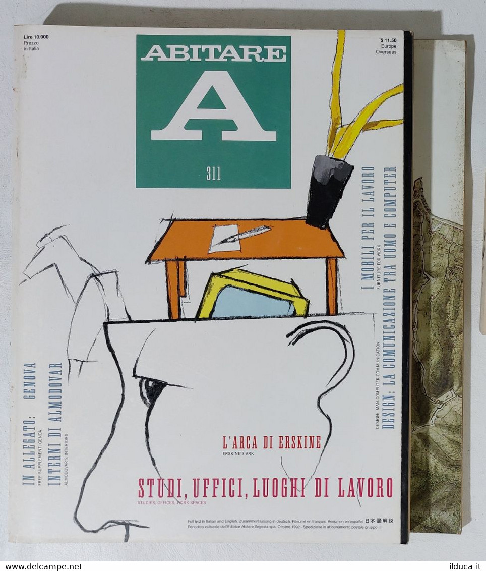 17637 ABITARE 1992 N. 311 - Computer / L'arco Di Erskine + Allegato Genova - Casa, Giardino, Cucina
