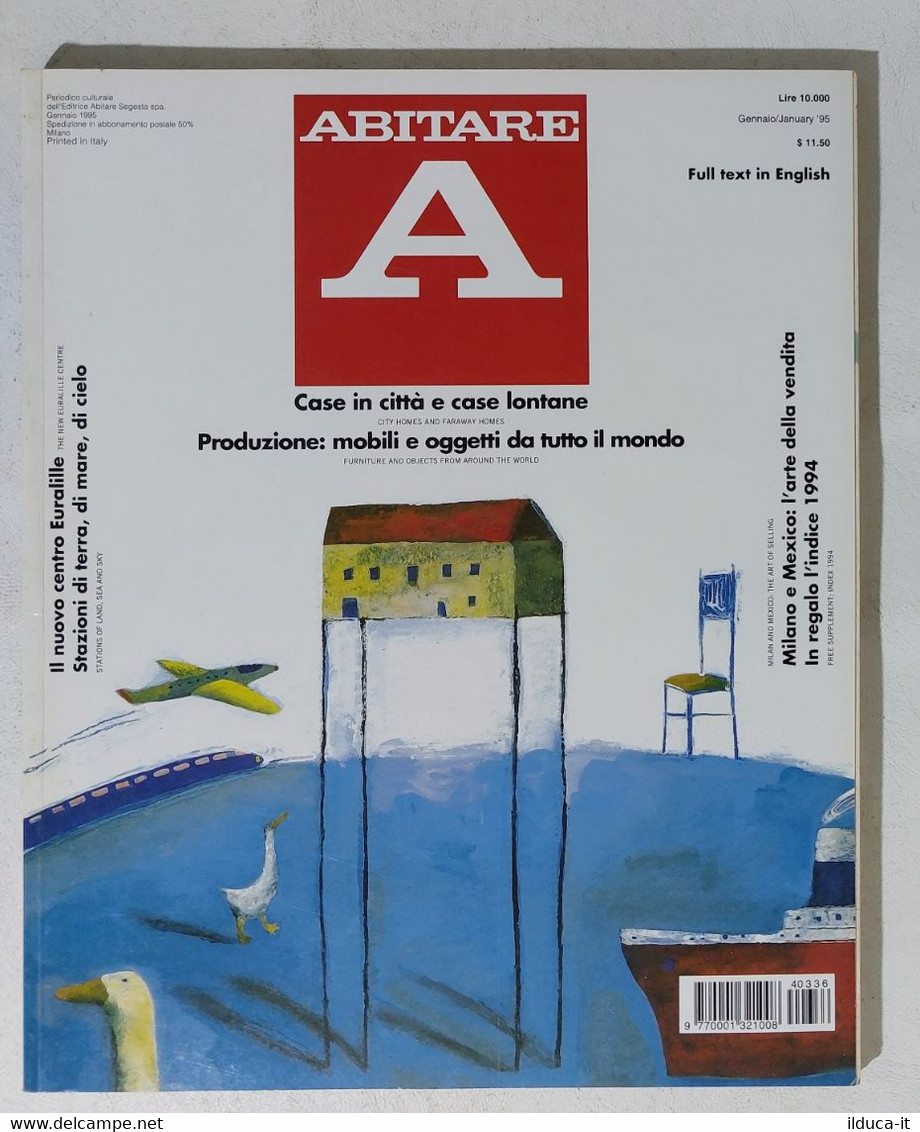 17719 ABITARE 1995 N. 336 - Case Rifugio / Stazioni / Produzione All'estero - Casa, Jardinería, Cocina