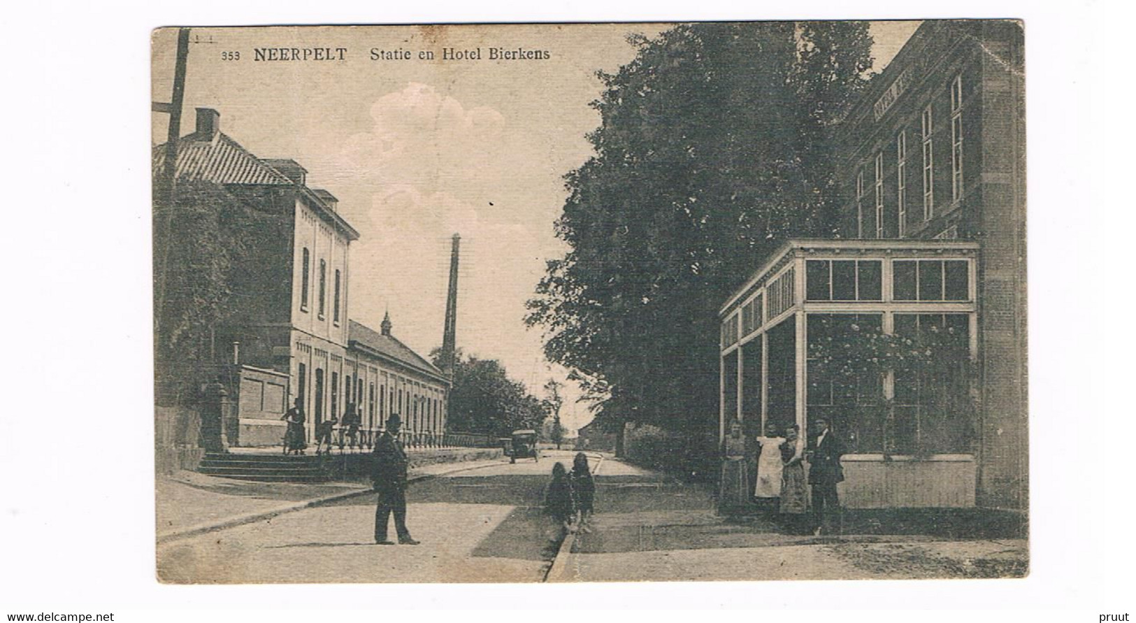 Neerpelt Statie En Hotel Bierkens - Neerpelt