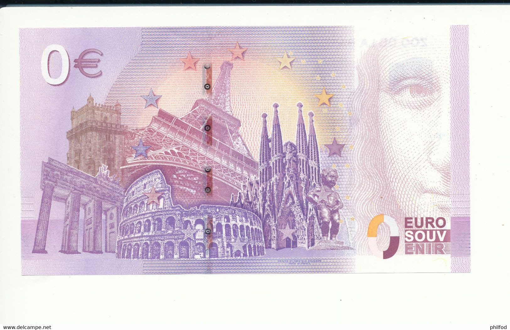 Billet Touristique 0 Euro - ZOO DE LA BARBEN SINCE 1970 - UERP- 2020-1 - N° 42 - Autres & Non Classés