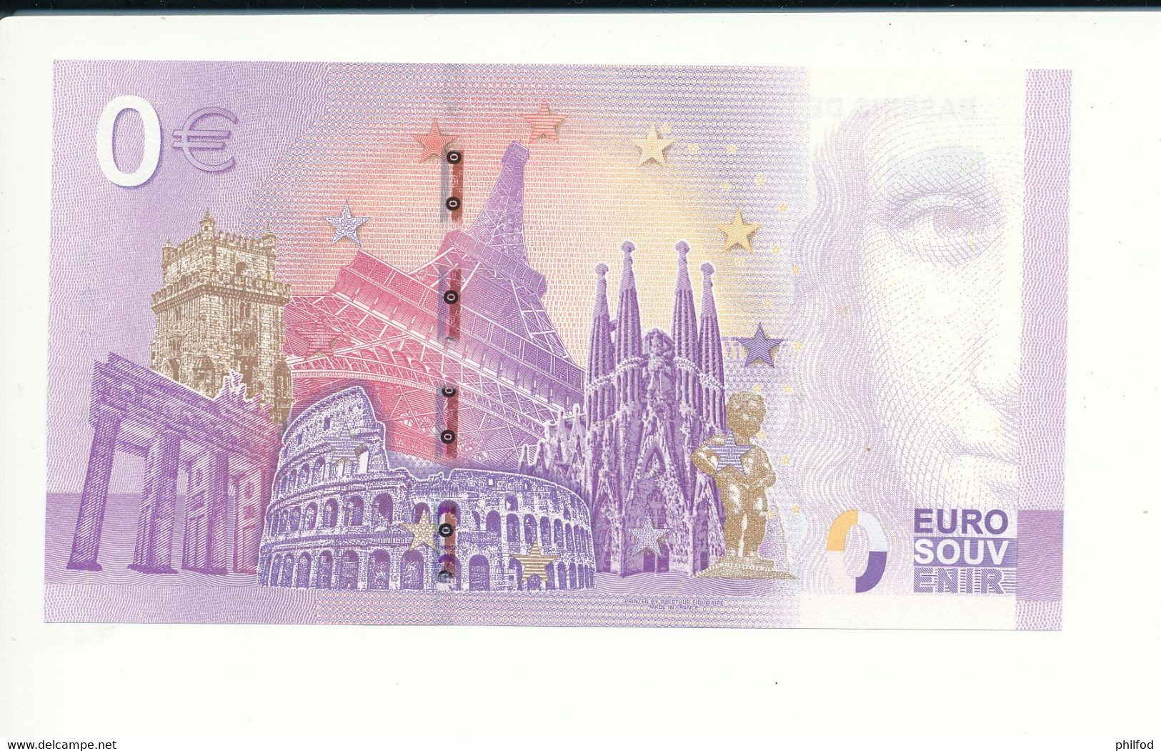 Billet Touristique 0 Euro - BASSINS DE LUMIERES, BORDEAUX - UESC - 2020-1 - ANNIV - N° 4027 - Autres & Non Classés