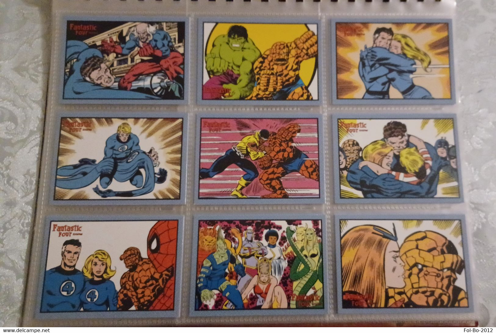 I fantastici 4.Fantastic four set completo card da 1 a 72.Marvel 2008 entra x foto.lott n 2