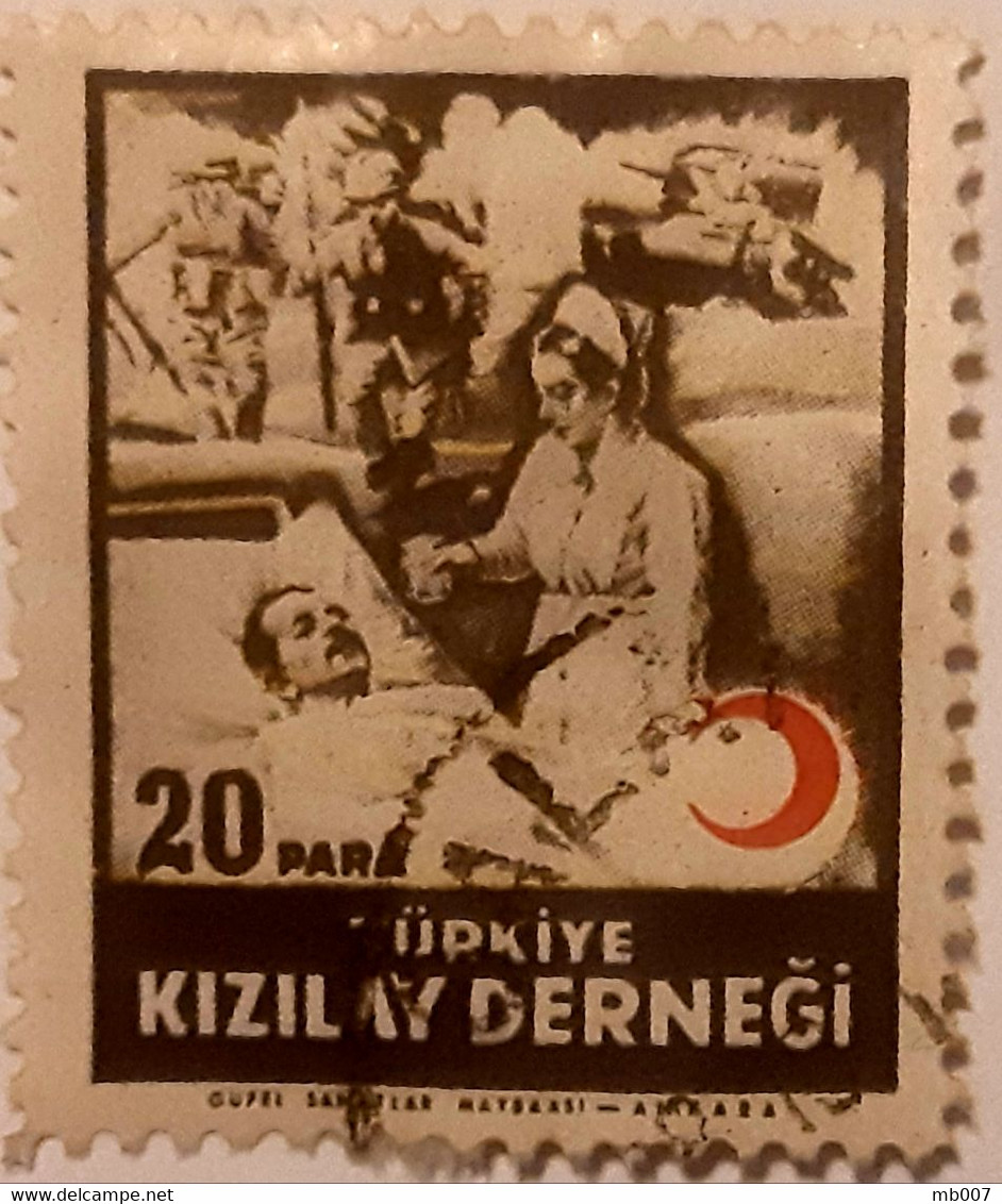 Turquie - Infirmière Et Soldat Blessé - Used Stamps