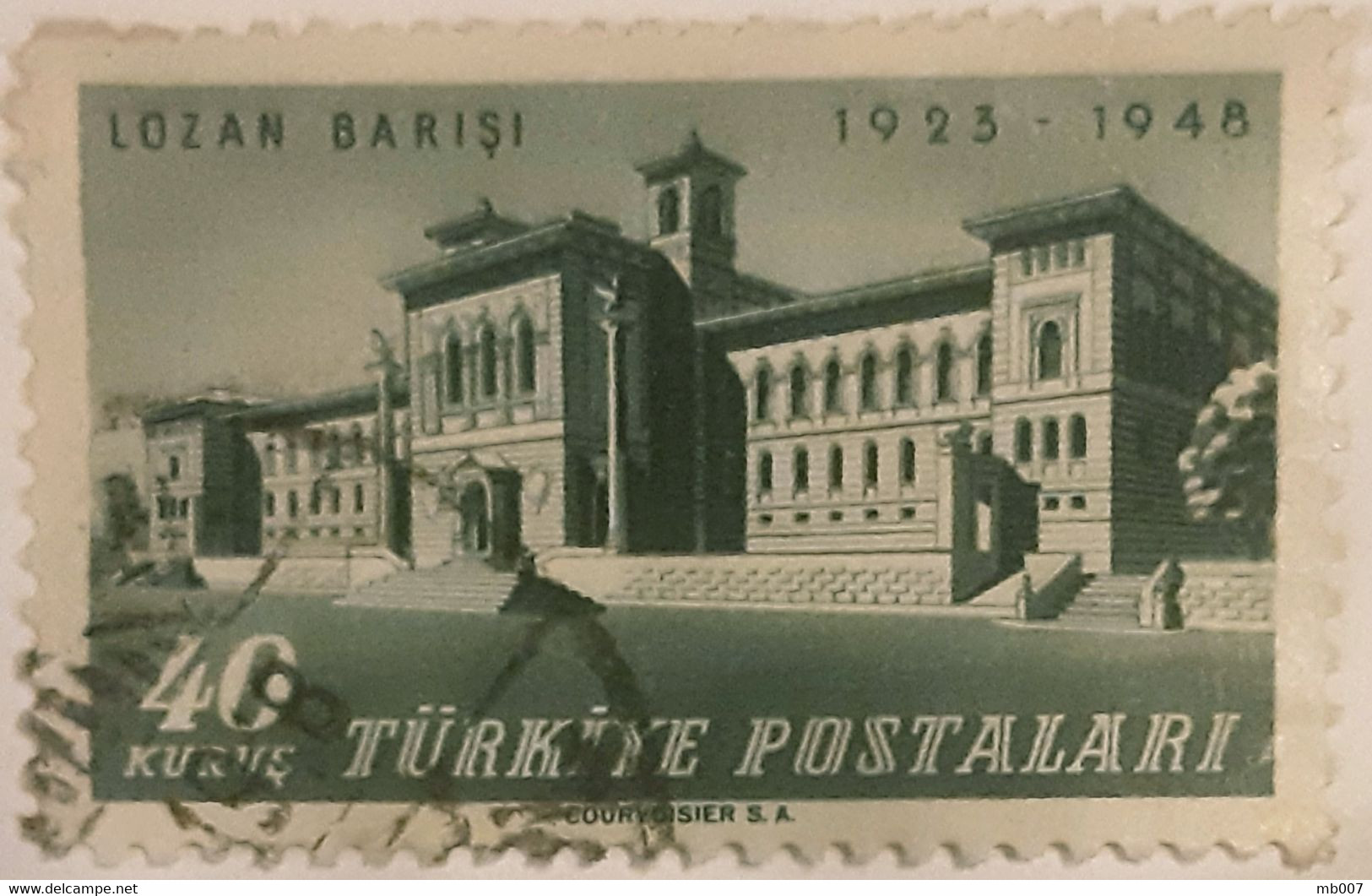 Turquie - Bâtiment Des Conférences - Used Stamps