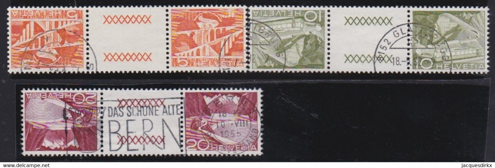 Schweiz    .    Yvert     .   482b / 485c    .       O     .     Gestempelt - Used Stamps