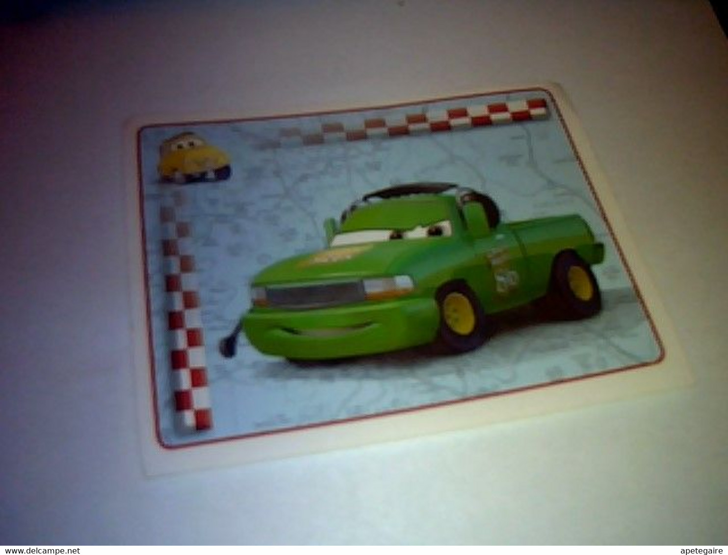 Autocollant Panini Disney Pixar - édition Anglaise / Néerlandaise Thé World De Car/ Wereld Van Car Vignette N° 125 - Edición  Inglesa
