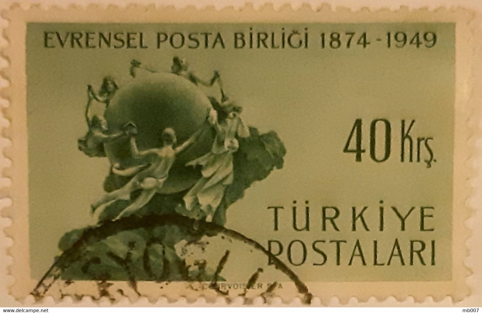 Turquie - Monument De L'Union Postale Universelle à Berne - Used Stamps