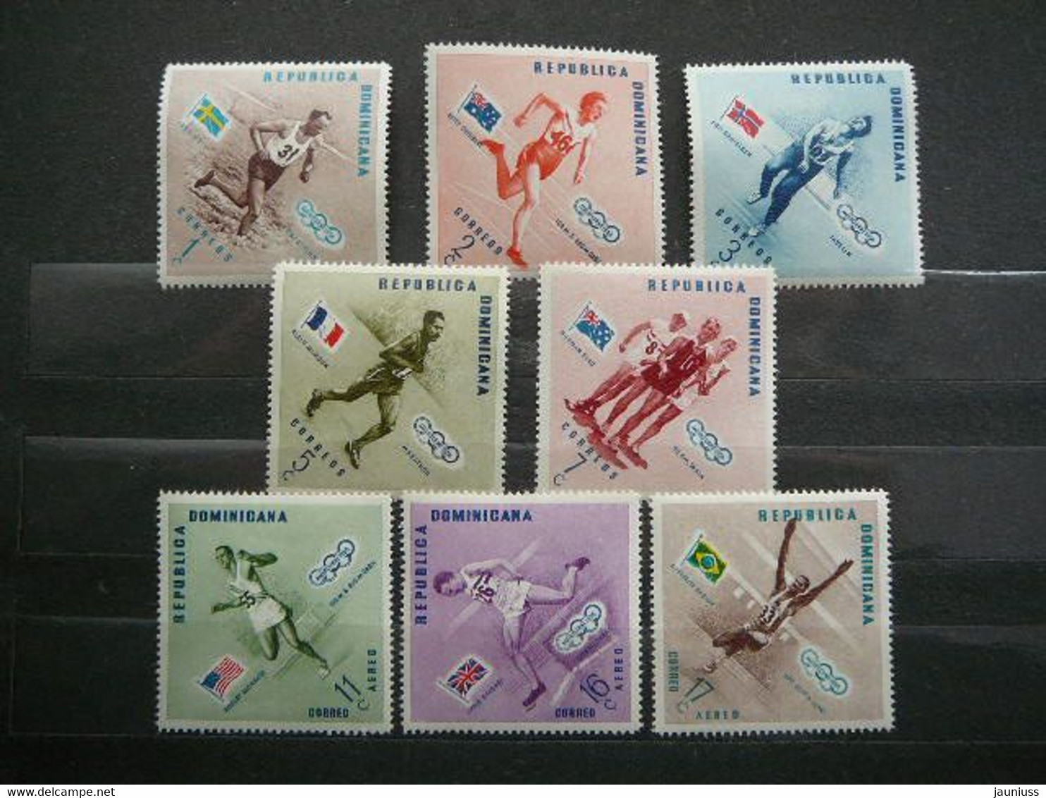 Olympic Games Dominica MNH 1957 #585 Melbourne - Summer 1956: Melbourne