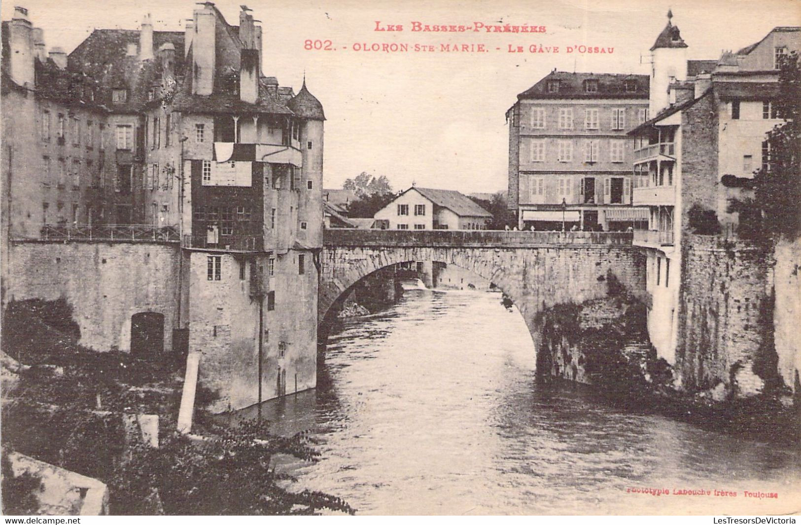 FRANCE - 64 - OLORON STE MARIE - Le Gave D'Ossau - Carte Postale Ancienne - Oloron Sainte Marie