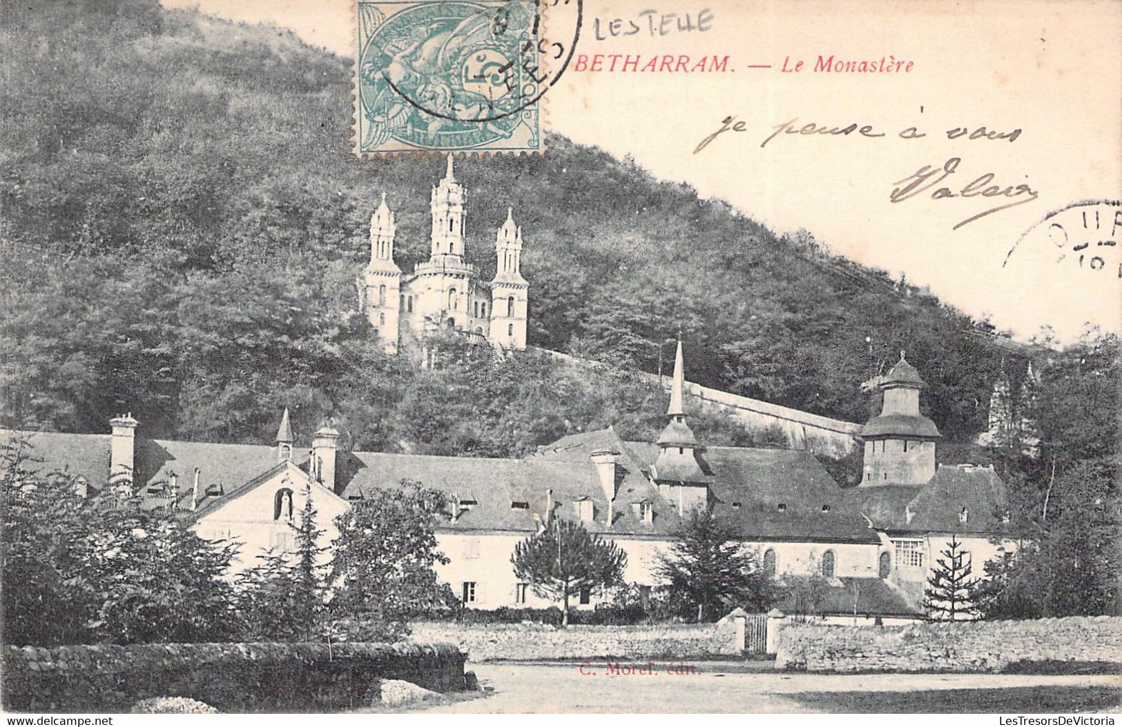 FRANCE - 64 - LESTELLE BETHARRAM - Le Monastère - Carte Postale Ancienne - Lestelle-Bétharram