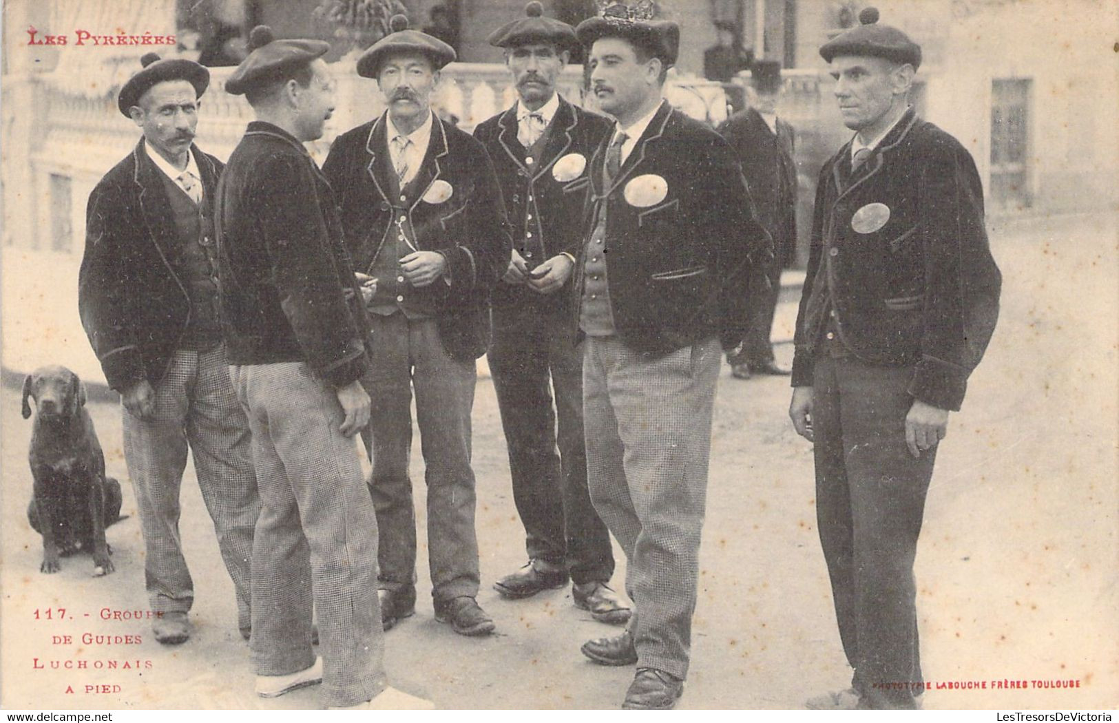 FRANCE - 65 - Groupe De Guides Luchonais à Pied - Labouche Frères - Carte Postale Ancienne - Other & Unclassified