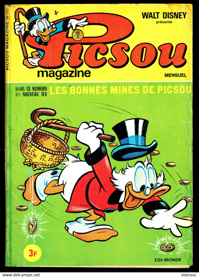 PICSOU Magazine N° 10 - EDI-monde, Paris - 1972. - Picsou Magazine