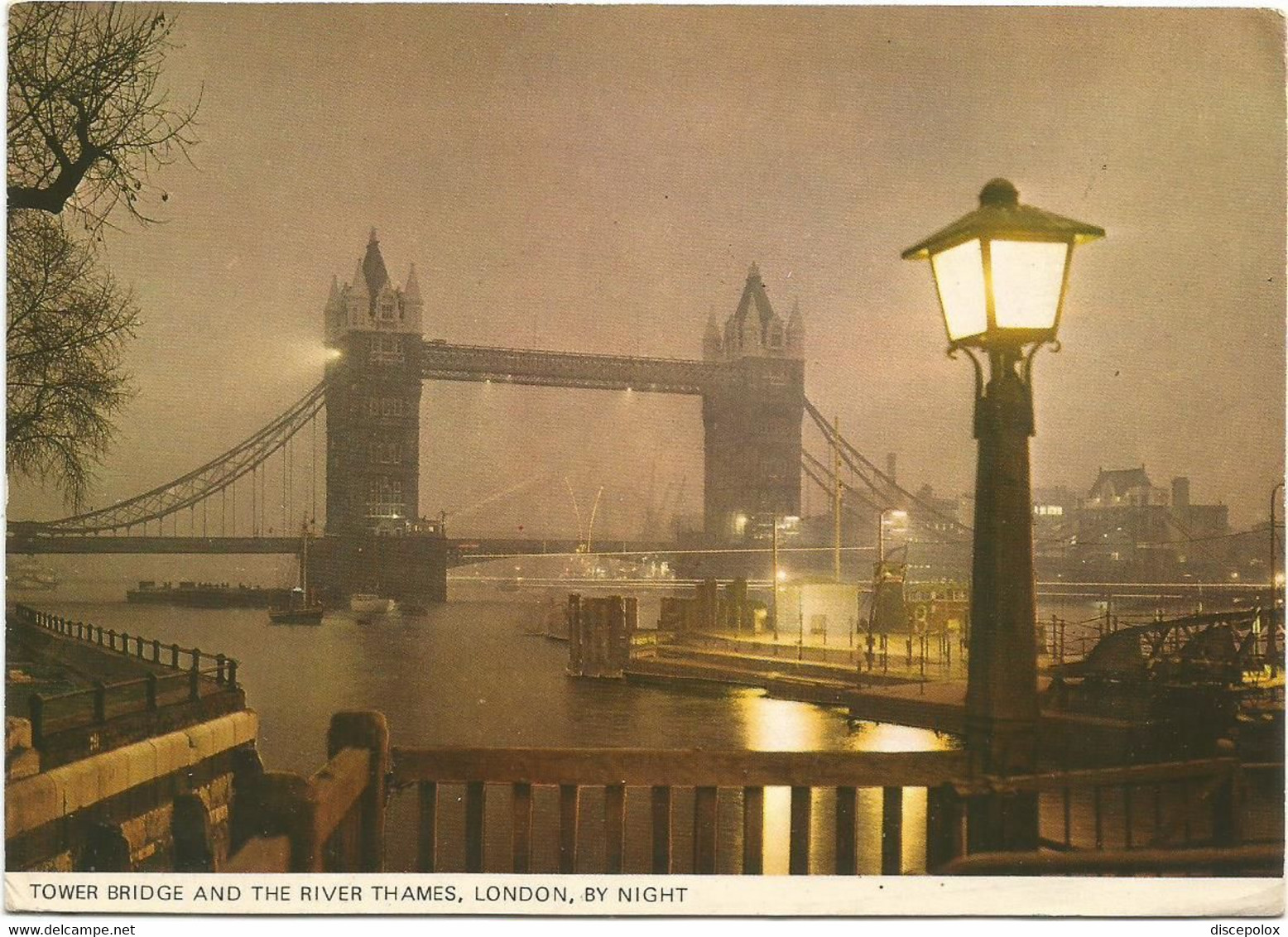 AC5255 London - River Thames And Tower Bridge - Night Nuit Notte Nacht Noche / Viaggiata 1979 - River Thames