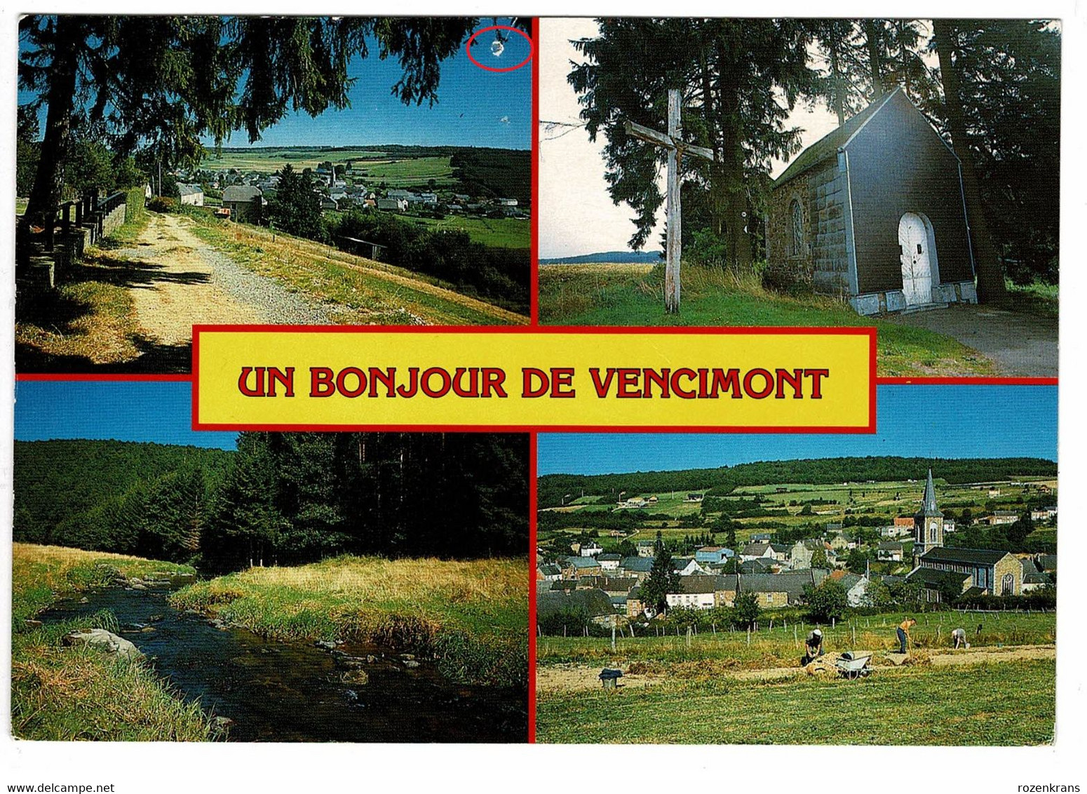 VENCIMONT-SUR-HOUILLE  Un Bonjour De Vencimont Gedinne - Gedinne