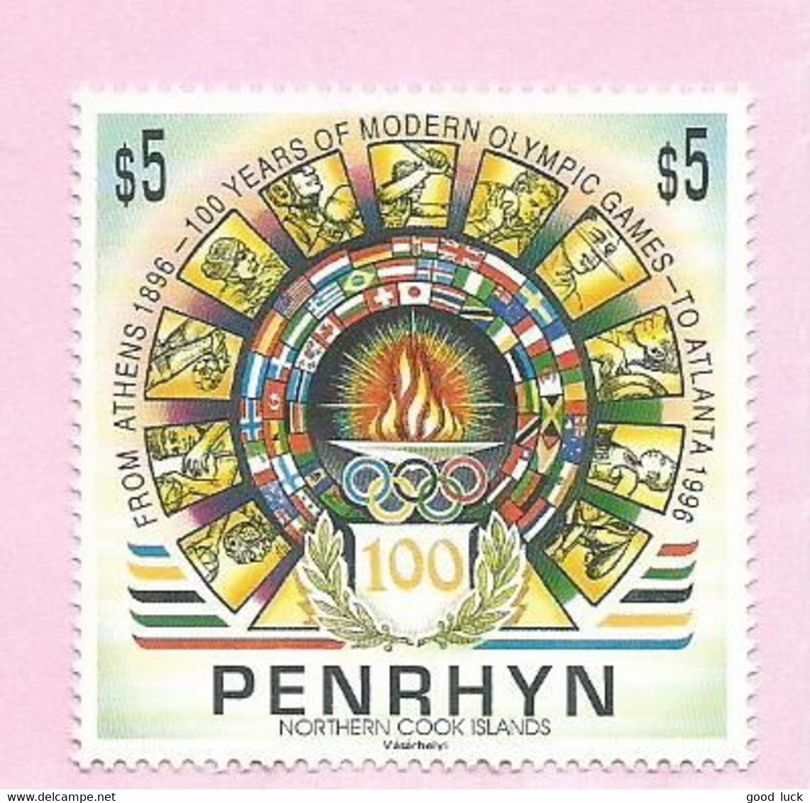 PENRHYN  5$ MNH / ** DE 1996 - Penrhyn