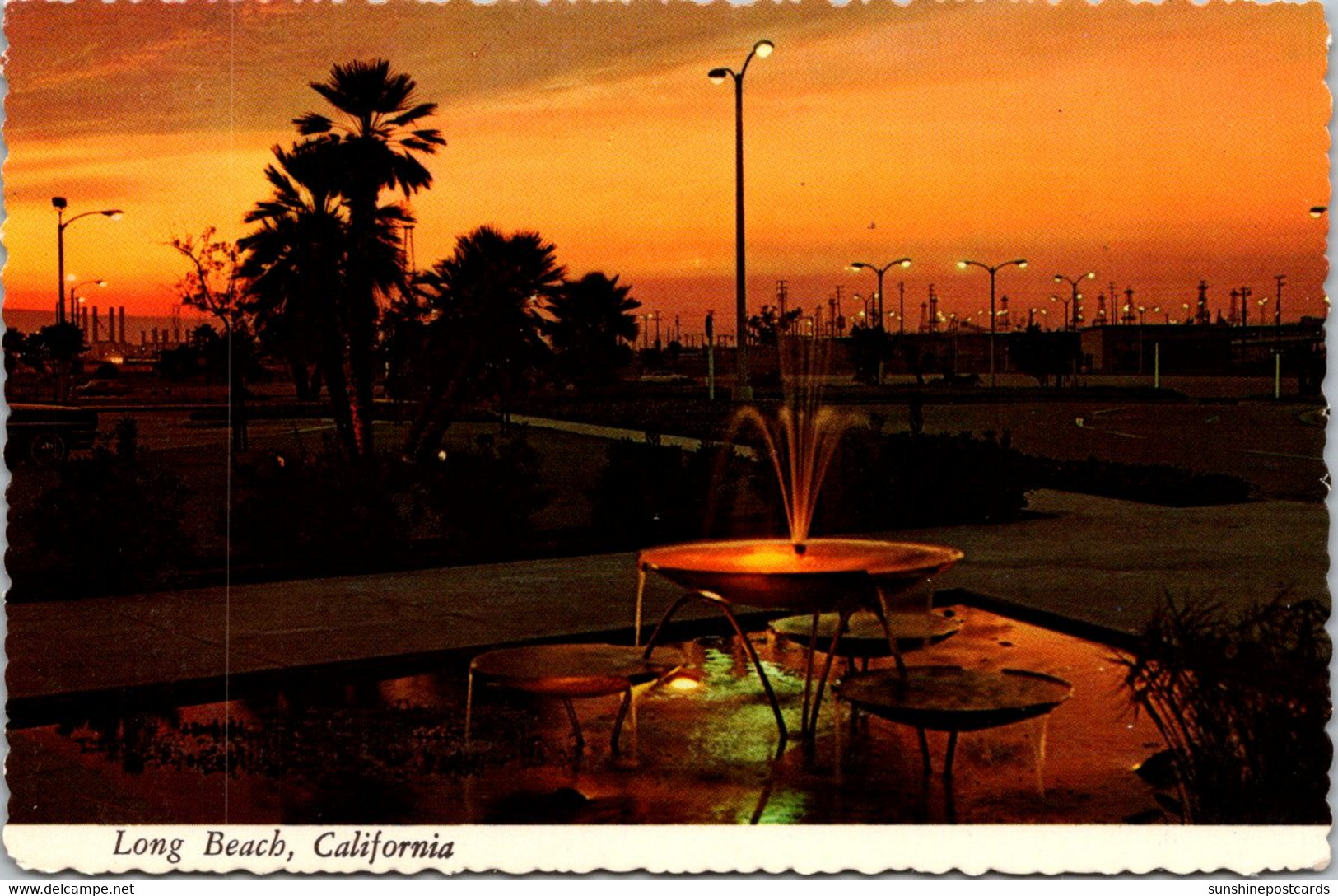 California Long Beach Beautiful Sunset - Long Beach