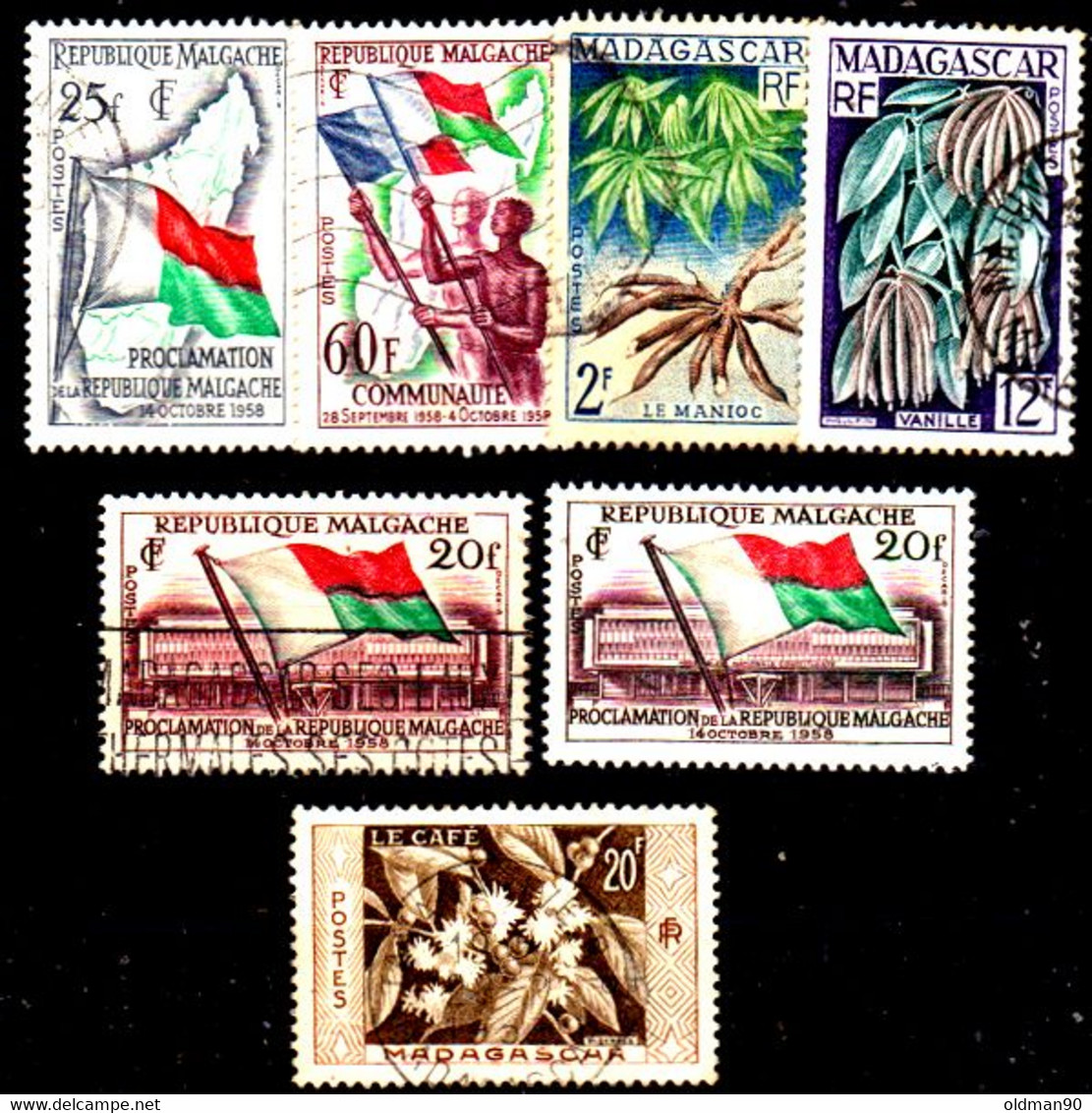 Madagascar -62- POST STAMPS, Issued By 1957-1959 - Quality In Your Opinion. - Otros & Sin Clasificación