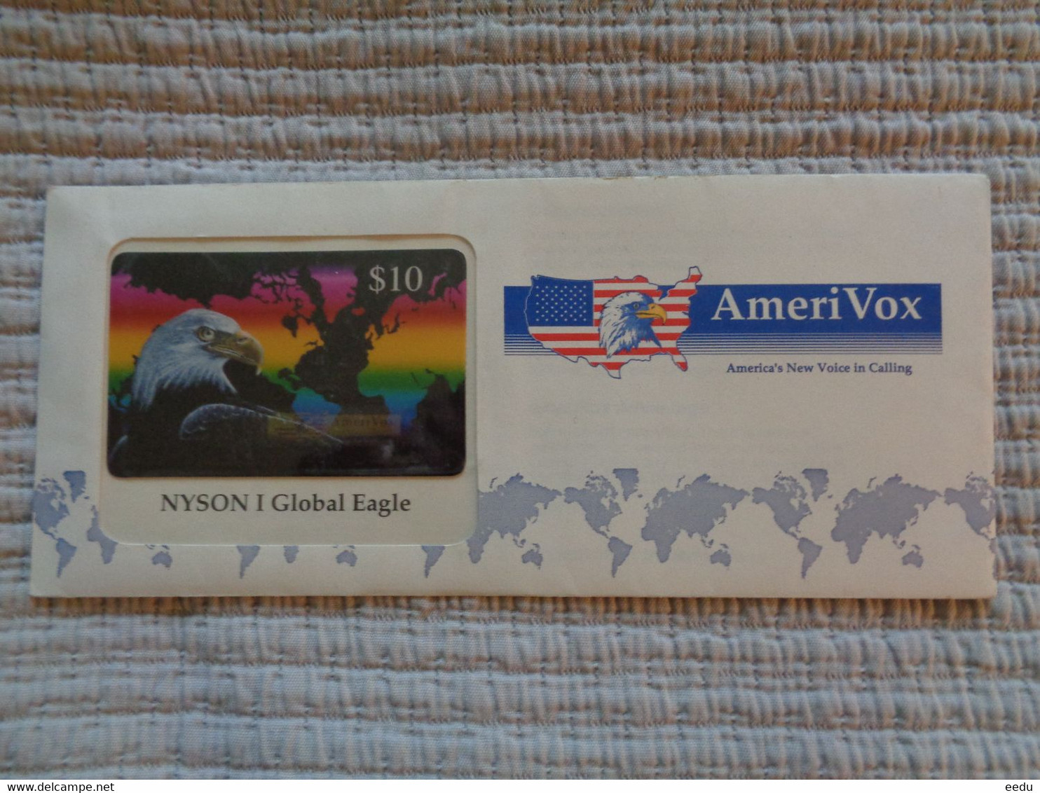 USA Phonecard In Folder - Amerivox