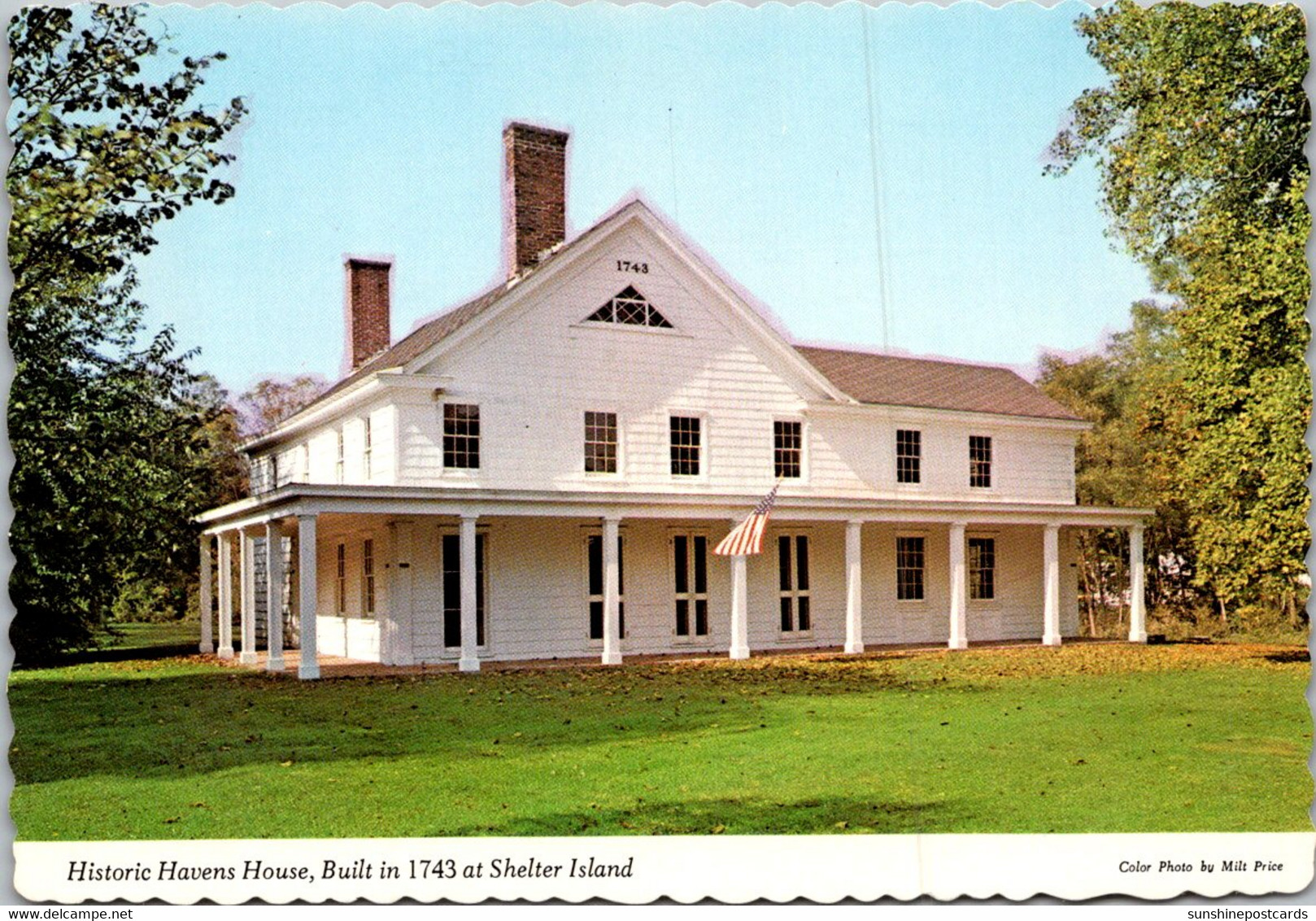 New York Long Island Historic Havens House On Shelter Island Built 1743 - Long Island