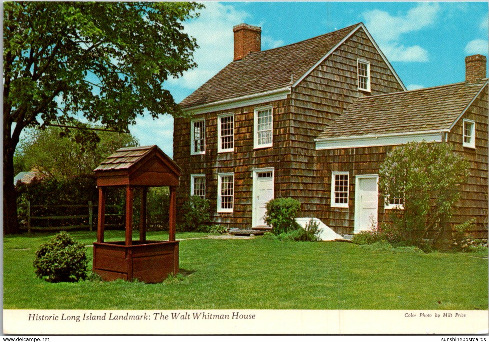 New York Long Island West Hills Walt Whitman House Built 1819 - Long Island