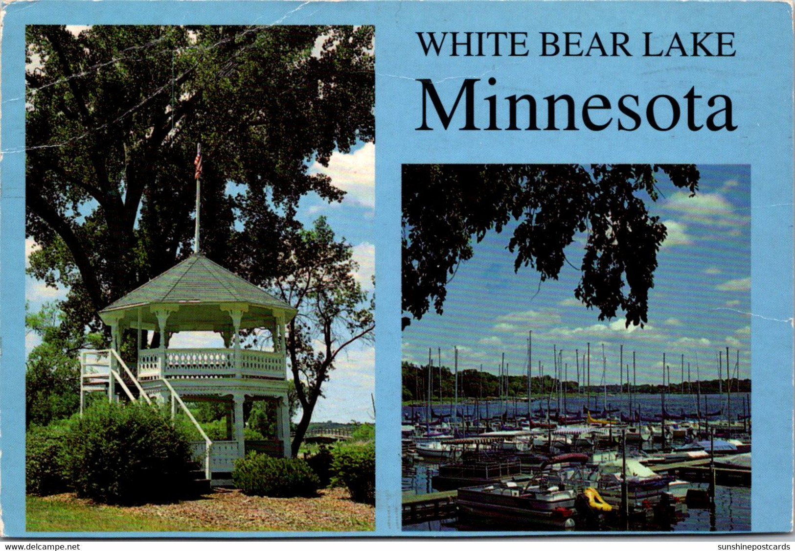 Minnesota Minneapolis White Bear Lake Gazebo And Marina - Minneapolis