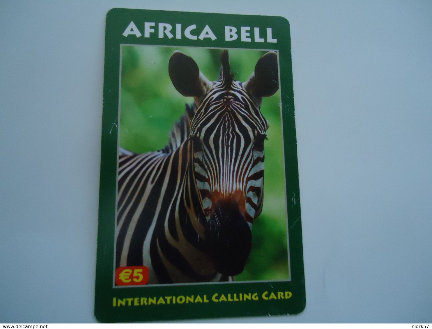 GREECE  CARDS   ANIMALS  AFRICA BELL  2 SCAN - Dschungel