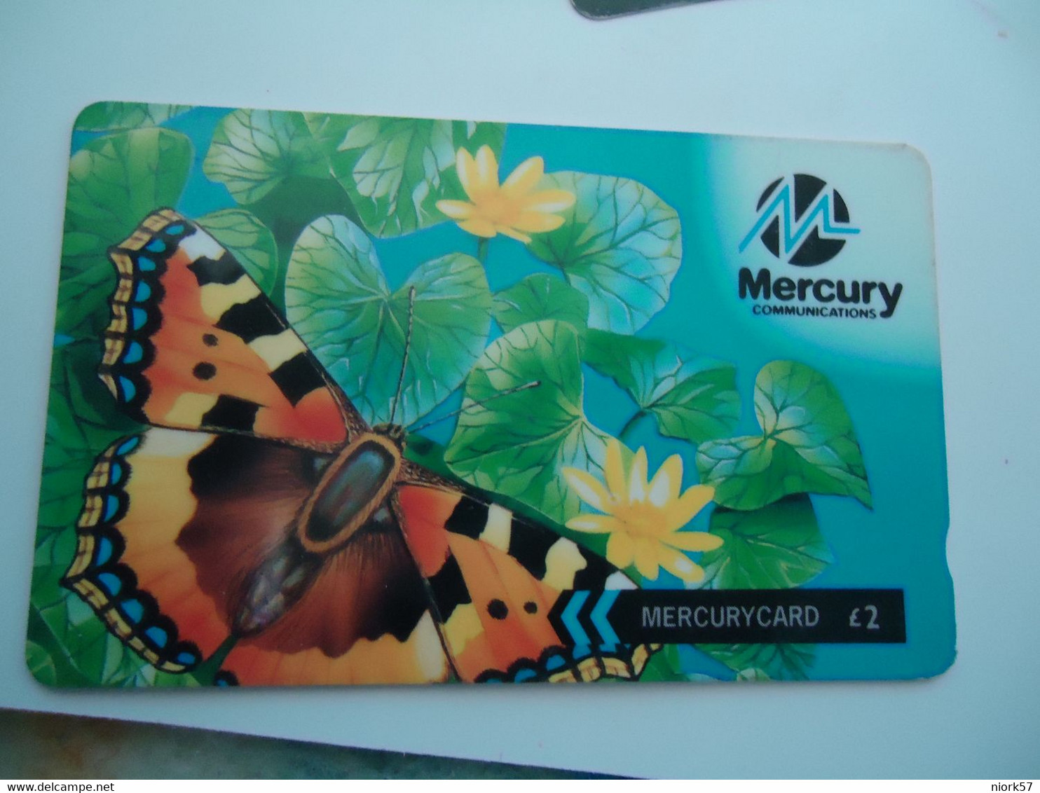 MERCURY    USED CARDS BUTTERFLIES - Papillons