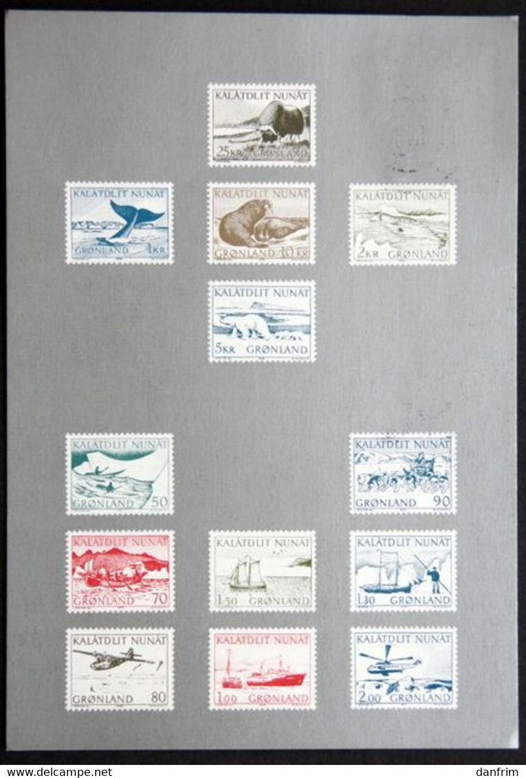 Greenland 1977 Cards GODTHÅB 15-11-1977 ( Lot 705 ) - Groenland