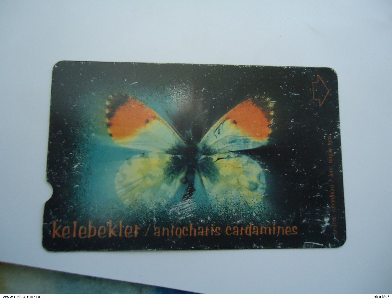 TURKEY USED CARDS BUTTERFLIES - Vlinders