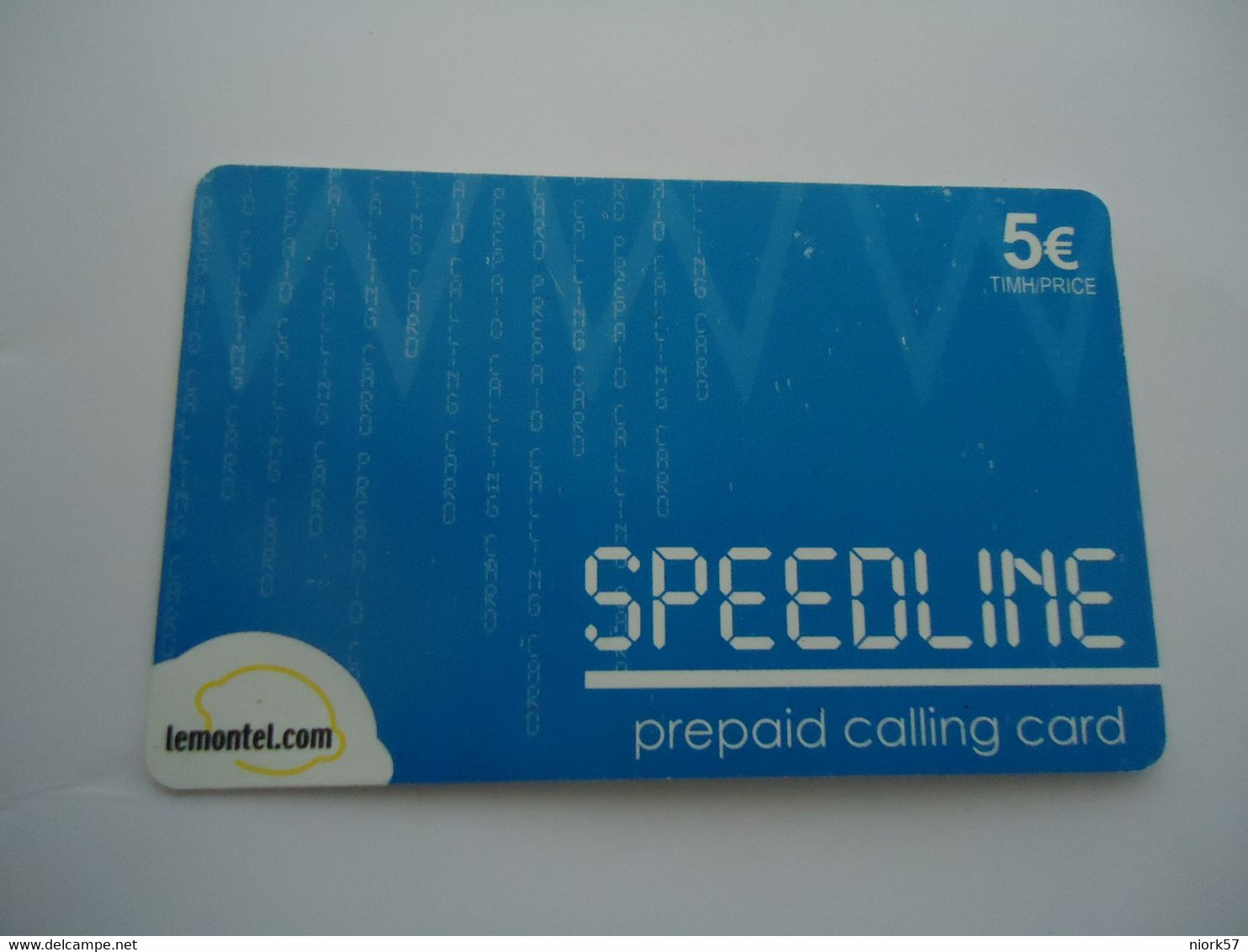 GREECE USED PREPAID CARDS  SPEEDLINE - Grèce