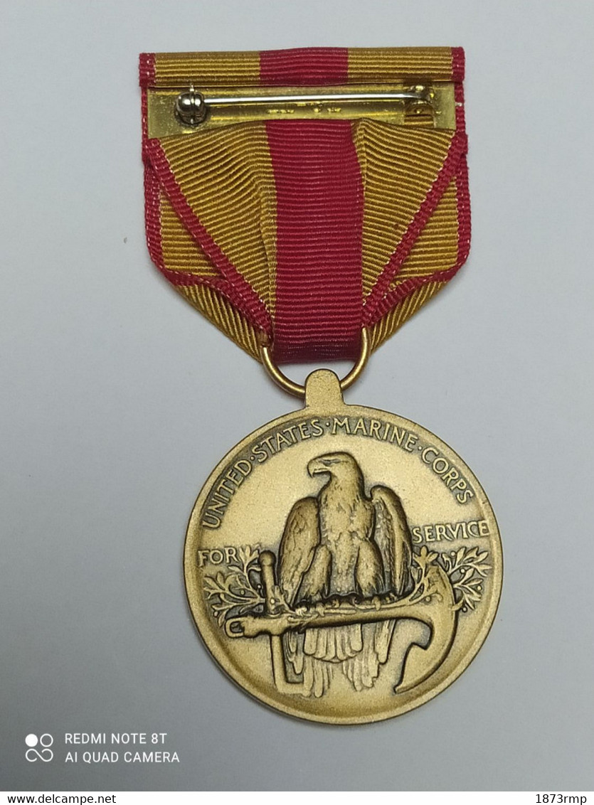 USA, MEDAILLE EXPEDITIONARY, MARINE CORPS CREATION 1919 - Stati Uniti