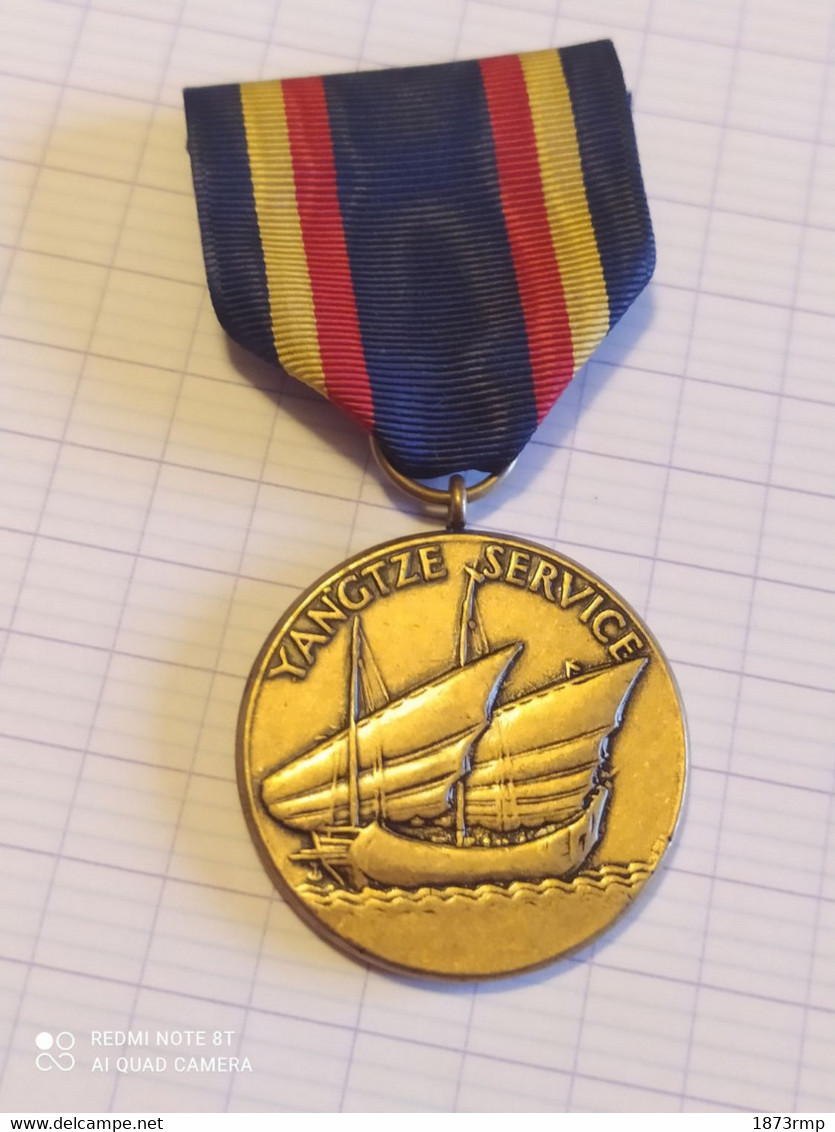 USA, MEDAILLE YANGTZE SERVICE, MARINE CORPS CREATION 1930 - Stati Uniti