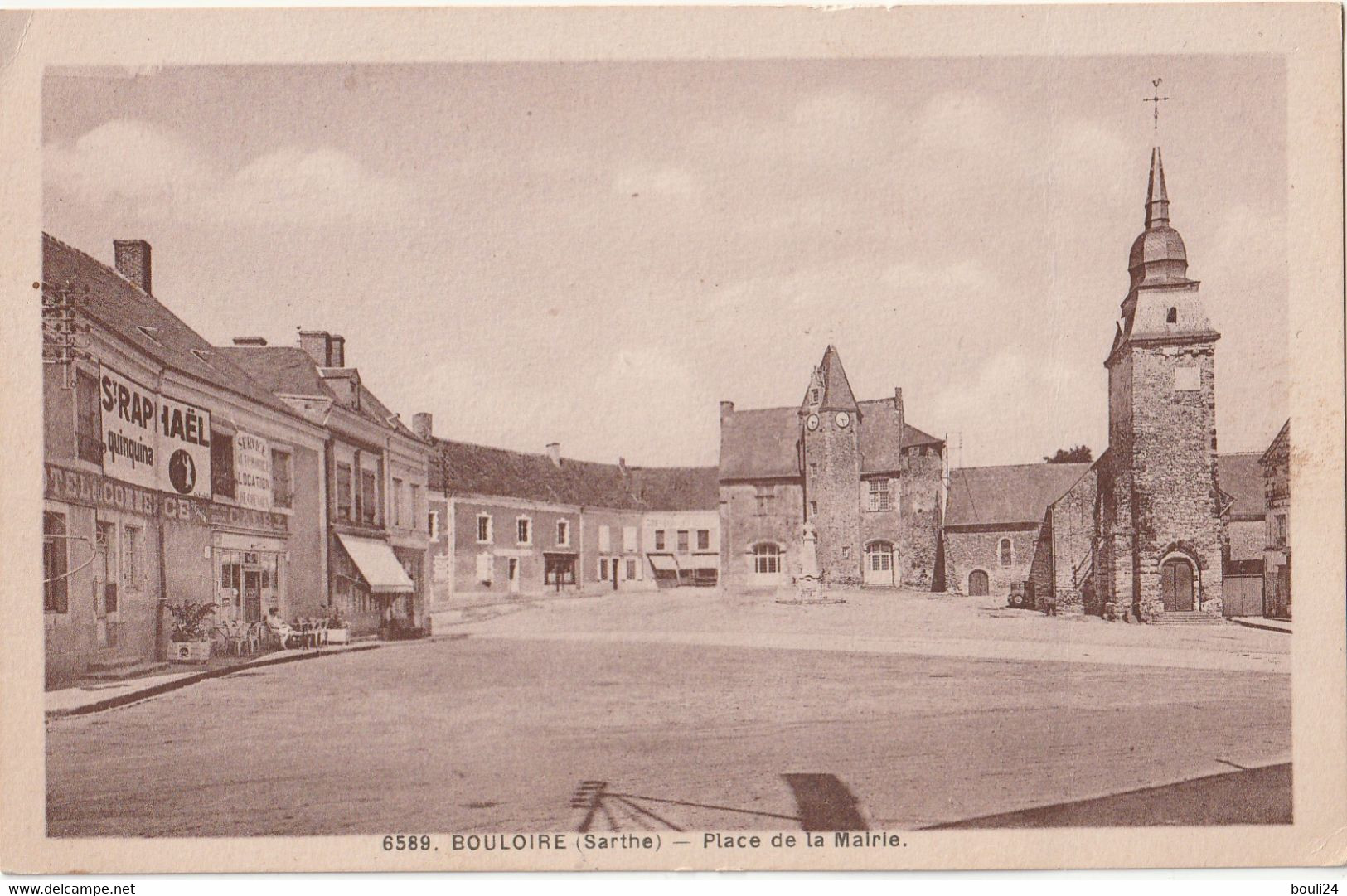 VINC-  BOULOIRE  DANS LA SARTHE  PLACE  DE LA MAIRIE - Bouloire