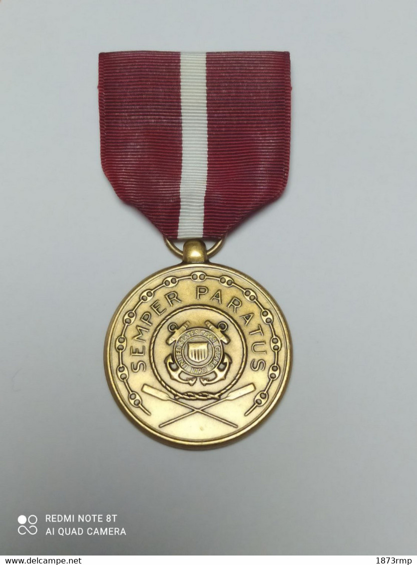 USA, MEDAILLE COAST GUARD GOOD CONDUIT Medal CREATION 1921 - Stati Uniti