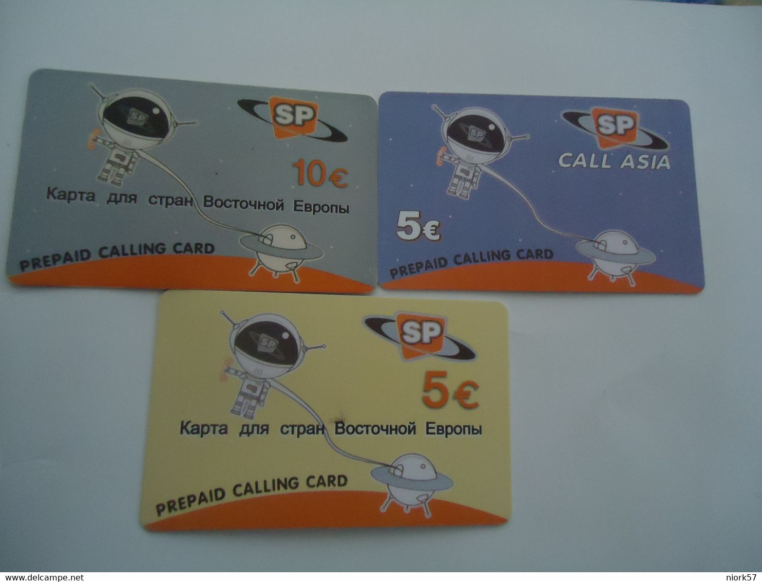 GREECE USED  PREPAID  RUSSIA   SP DIFFERENT   3 - Landschaften