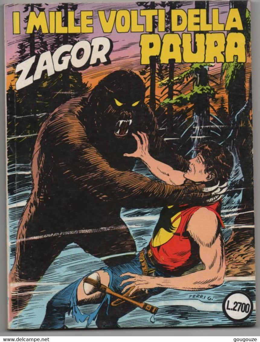 ZAGOR EN ITALIEN  N°342 - Zagor Zenith