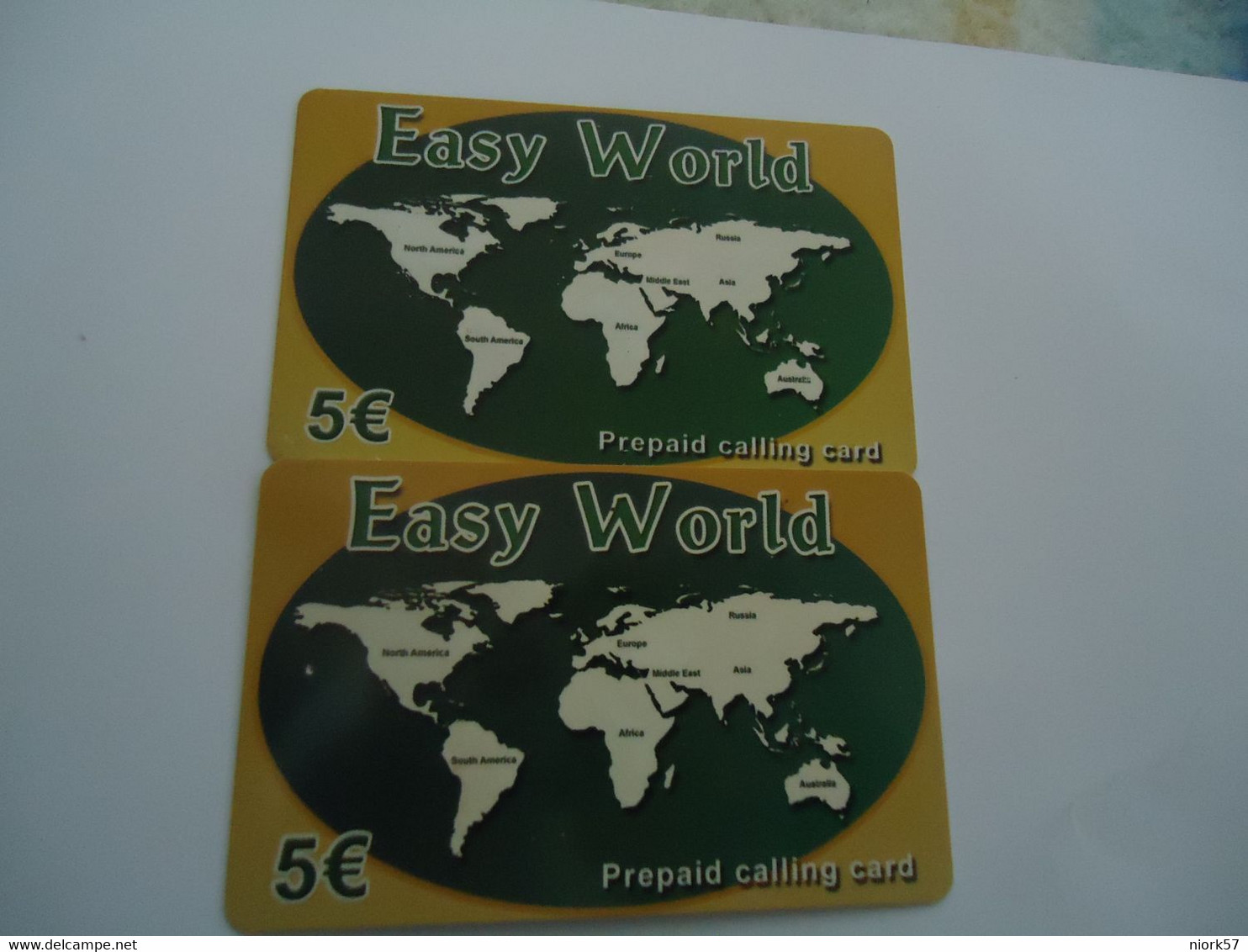 GREECE USED  PREPAID  2  EASY WORLD - Grèce