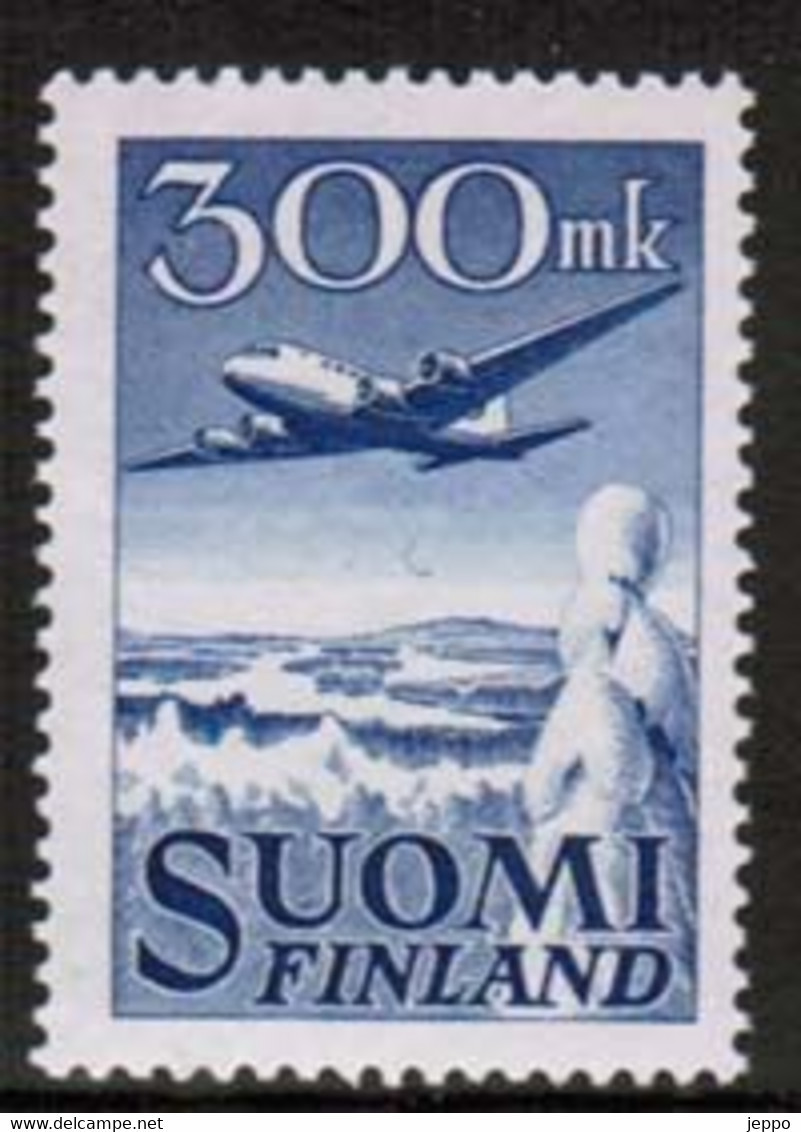 1950 Finland, Air Plane  **. - Unused Stamps