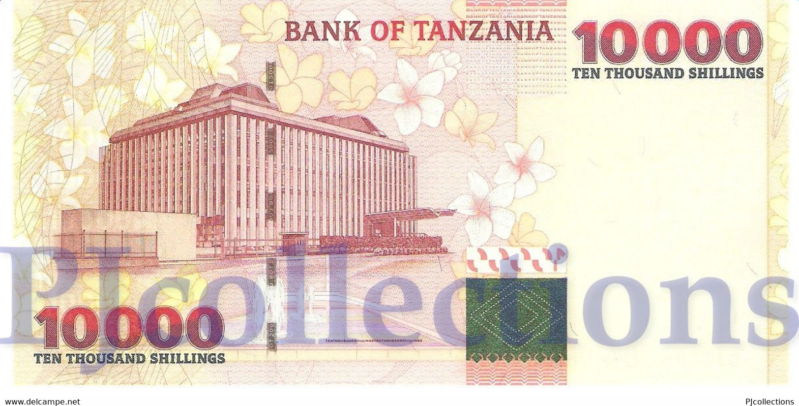 TANZANIA 10000 SHILINGI 2003 PICK 39 UNC - Tanzania