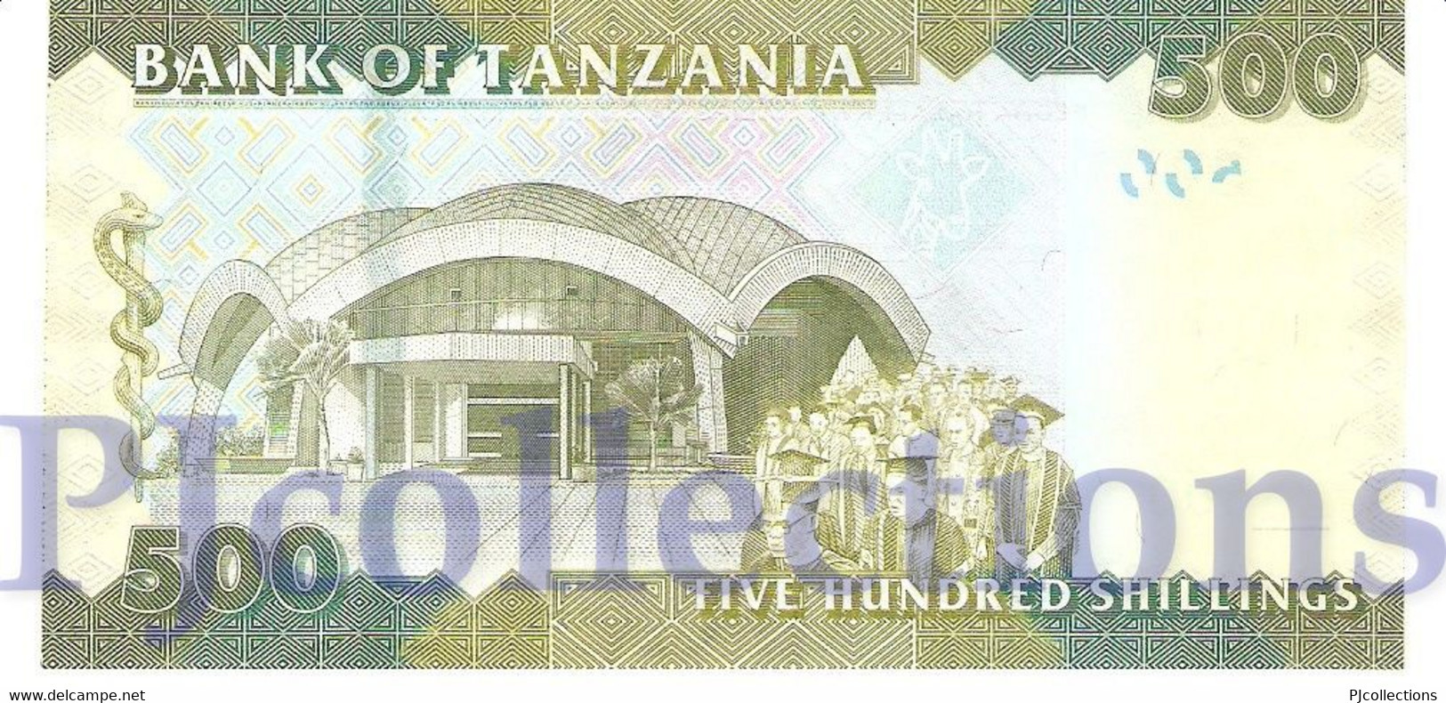 TANZANIA 500 SHILINGI 2010 PICK 40 UNC - Tanzania