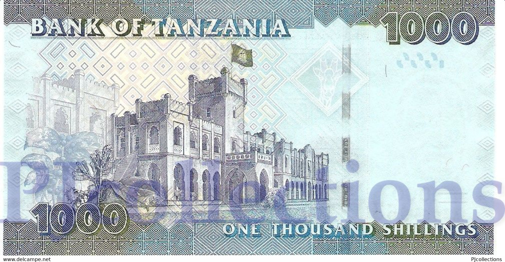 TANZANIA 1000 SHILINGI 2010 PICK 41 UNC PREFIX "AA" - Tanzanie