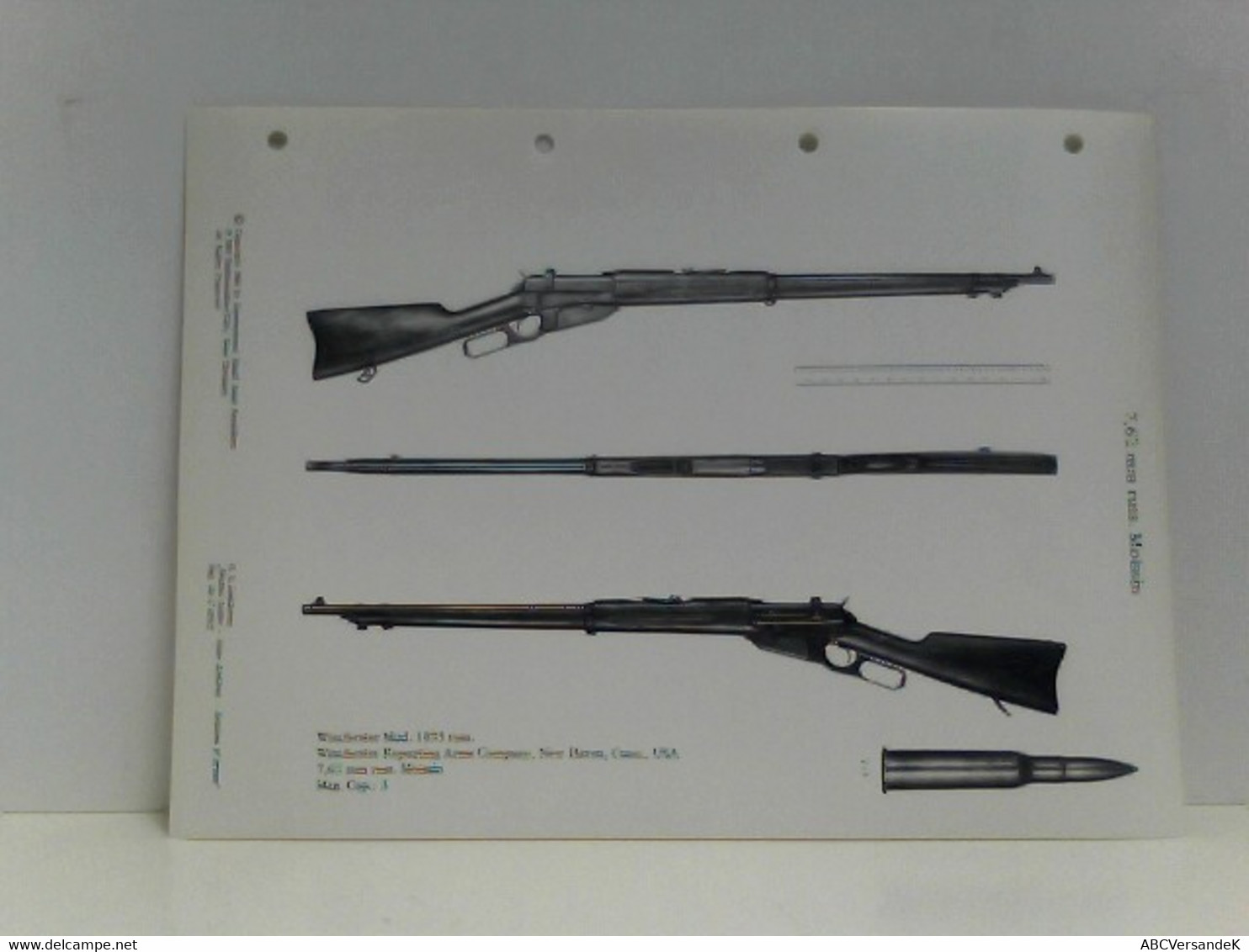 Waffen Archiv,  Arms Archives,  Archives d'Armes,  C 1  : 44 Henry R.F., 44 Henry R.F. Experimental Copy, 44 H