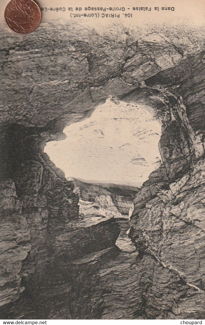 44 - Carte Postale Ancienne De  PIRIAC    Grotte Passage  De La Coère - Lebrun - Piriac Sur Mer