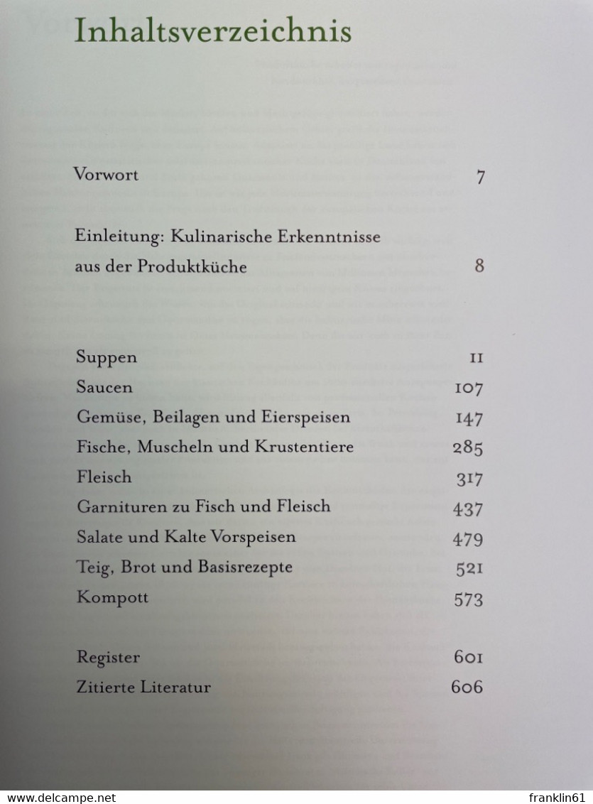 Produktküche : Europäische Kochkunst Aus Der Feinen Küche Des Dresdner Hofes. - Manger & Boire