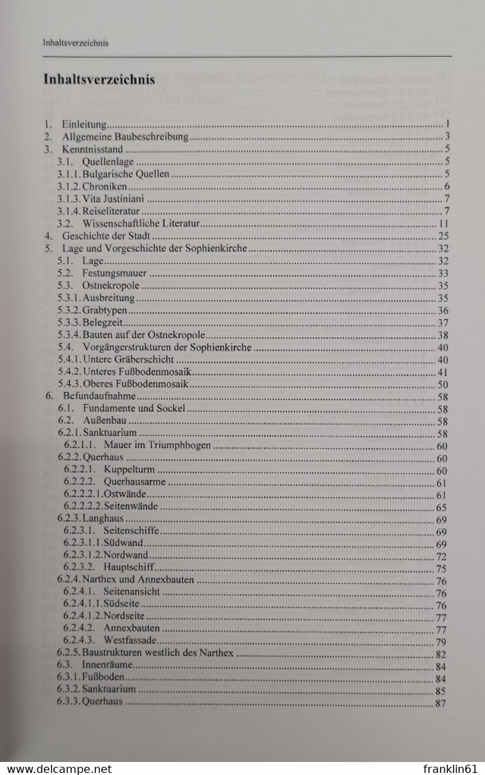 Die Baugeschichte Der Sophienkirche In Sofia. Dissertation. - Architectuur