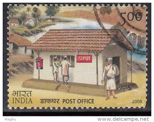 India Used 2008, Philately Day, Village Post Office, (image Sample) - Used Stamps