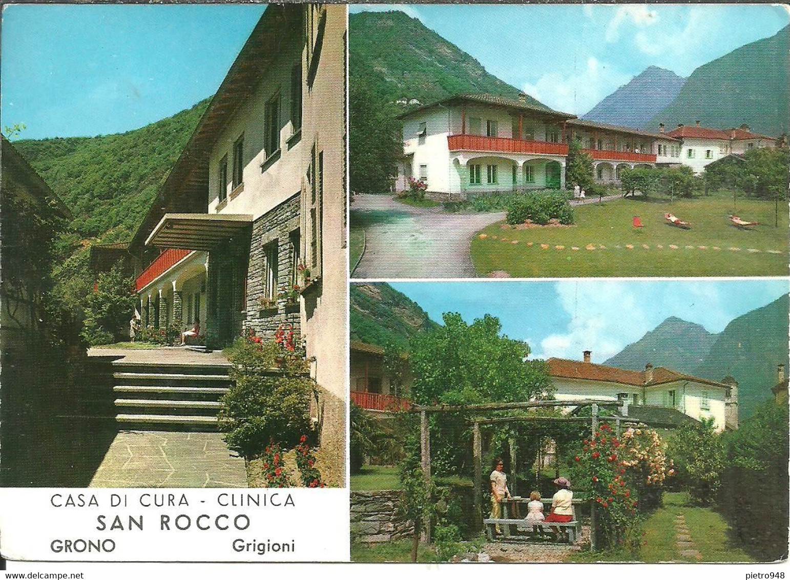 Grono (Grisons, Svizzera) Val Mesolcina, Vedute Esterne Casa Di Cura "Clinica San Rocco" - Grono