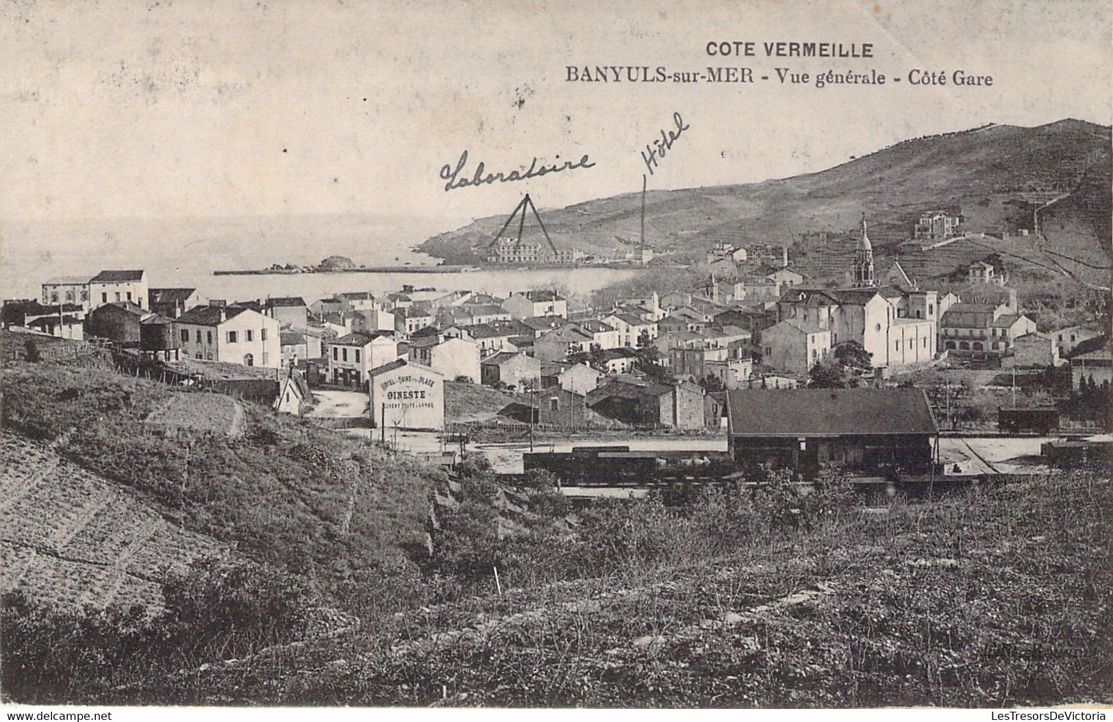 FRANCE - 66 - BANYULS Sur MER - Vue Générale - Côté Gare - Carte Postale Ancienne - Banyuls Sur Mer