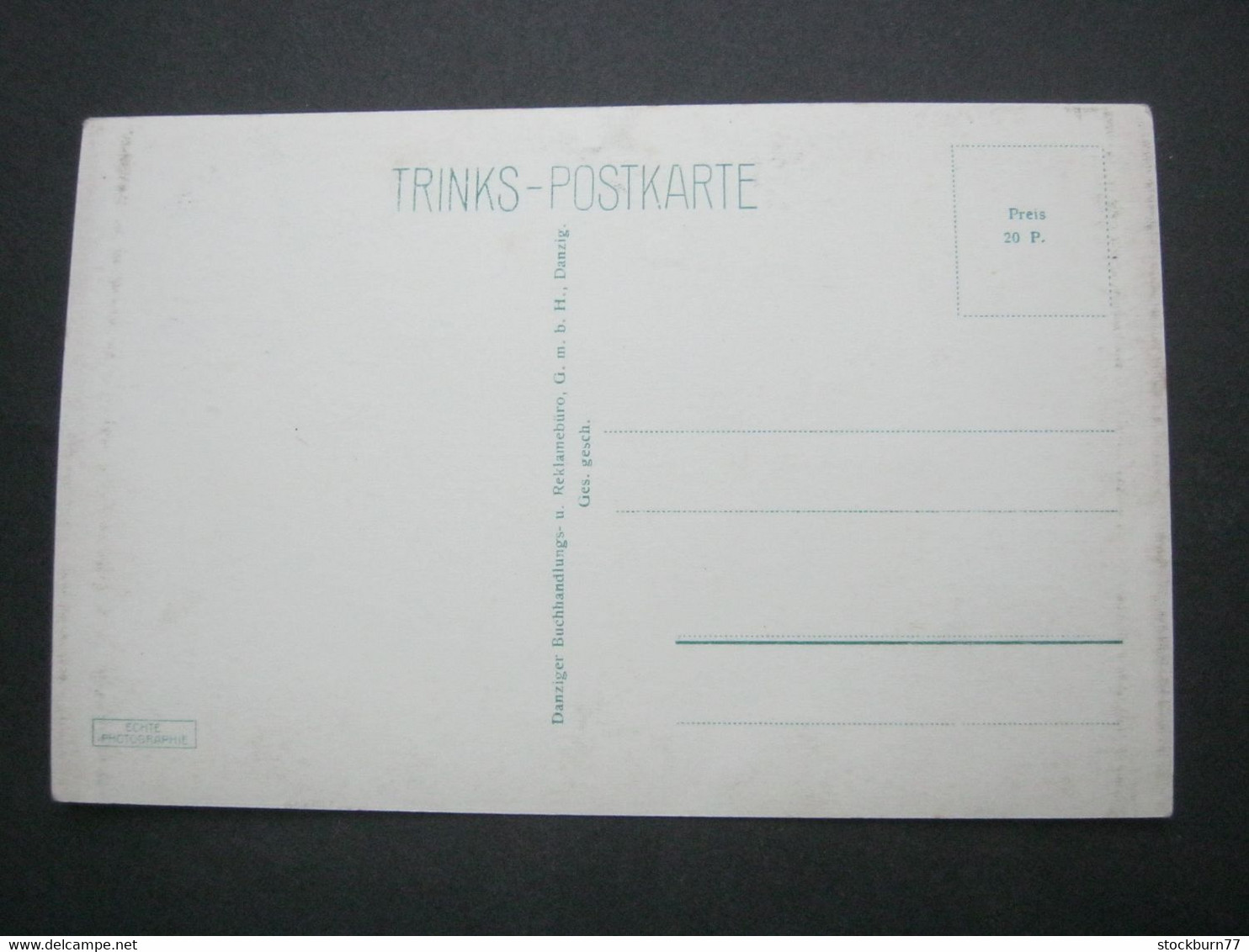 DANZIG  , Schöne Karte Um  1930 - Danzig