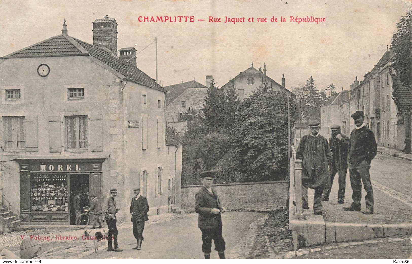 Champlitte * Rue Jaquet Et Rue De La République * Commerce Magasin MOREL - Champlitte